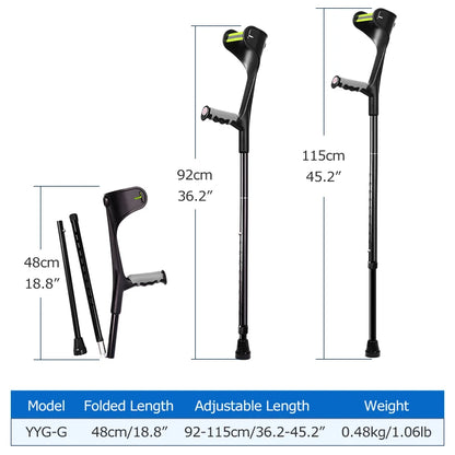 Adult Forearm Crutches Pair