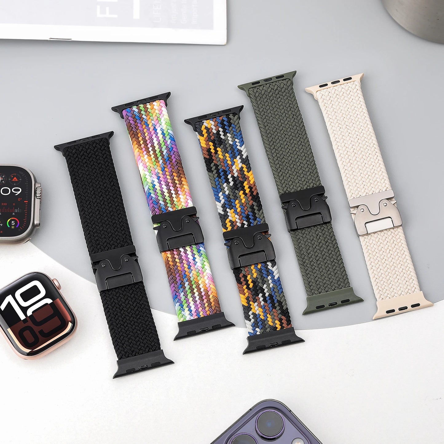 Braided Band For Apple Watch Straps