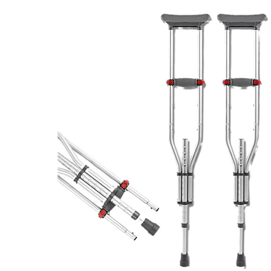 Aluminum Alloy Detachable Foldable Crutches